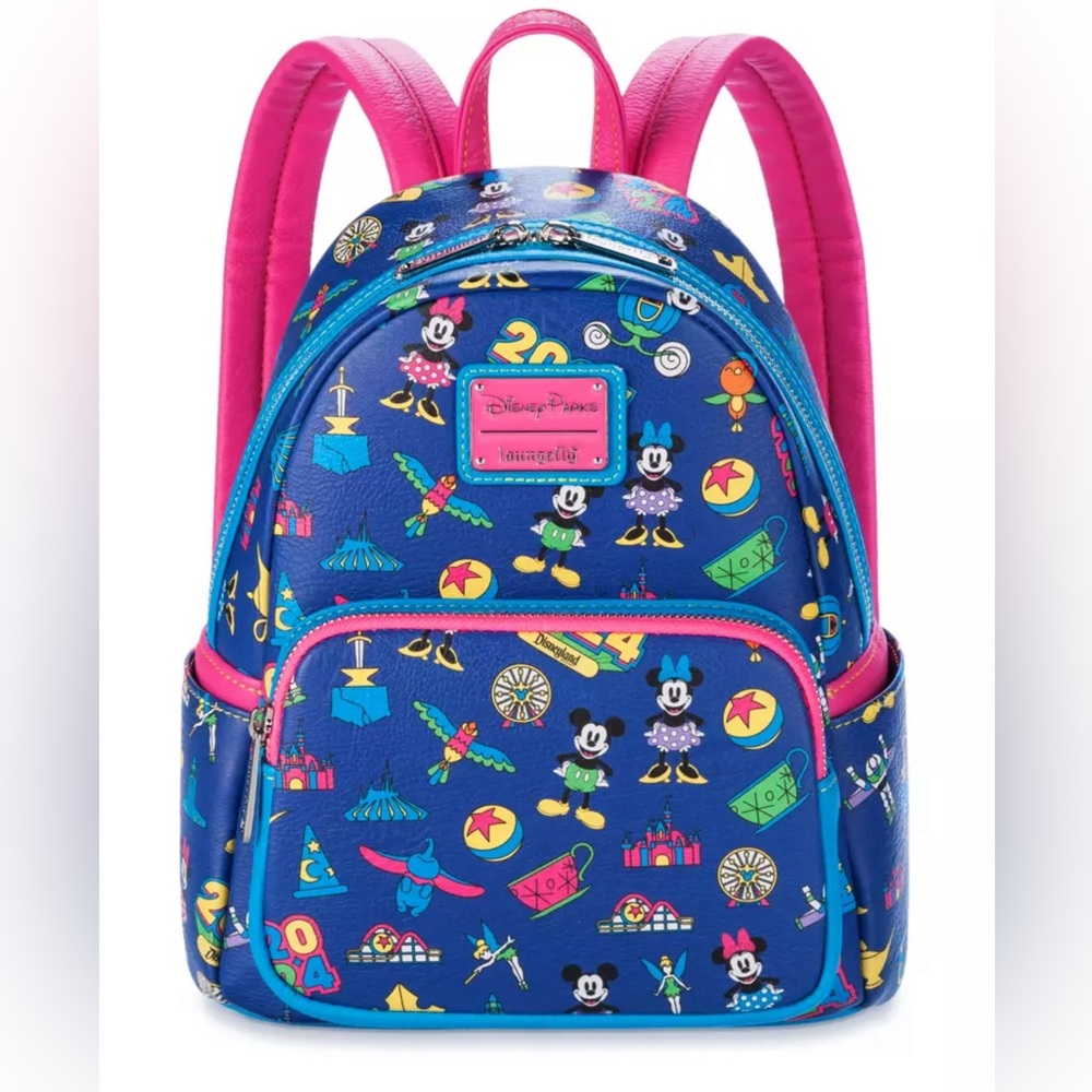 Mickey Mouse and Friends Loungefly Mini Backpack – Disneyland 2024